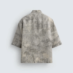 RELAXED FIT ABSTRACT PRINT SHIRT