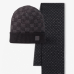 LV Beanie + Scarf set